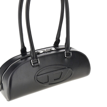 DIESEL 1DR Dome' leather bowling bag