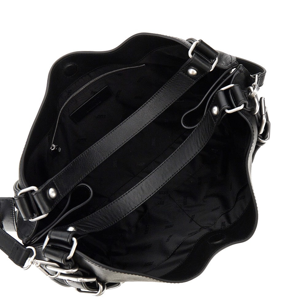 DIESEL Leather medium 'D-One' bag