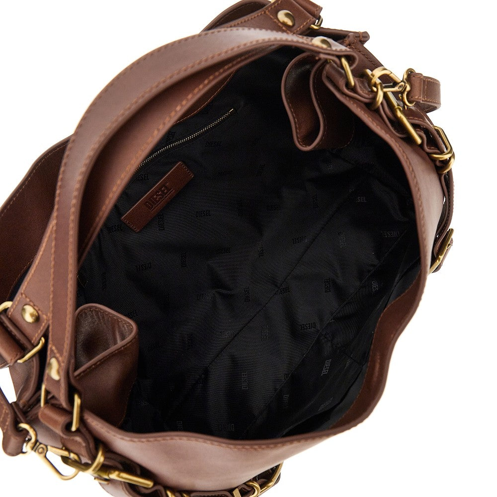 DIESEL Leather medium 'D-One' bag