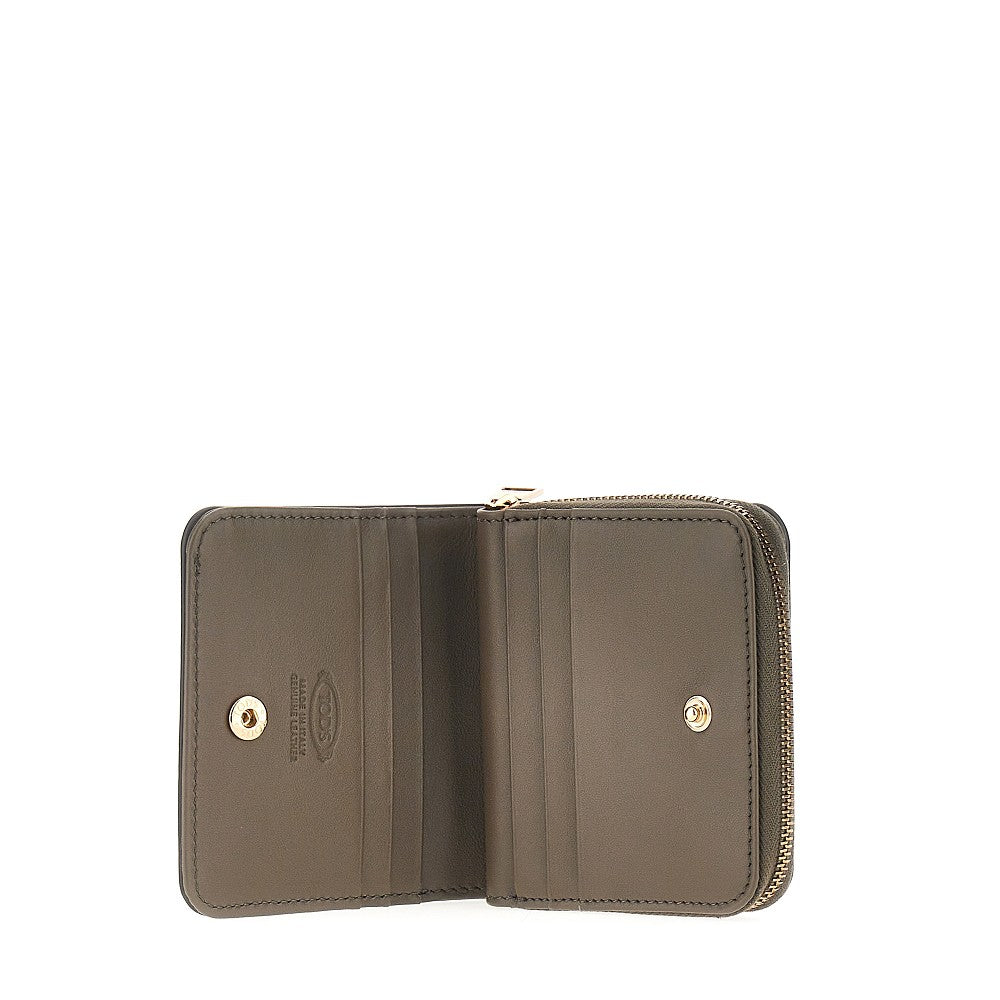 TODS Leather small bi-fold wallet