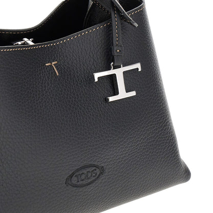 TODS Grain leather micro shopping bag