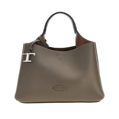 TODS Grained leather micro shopping bag