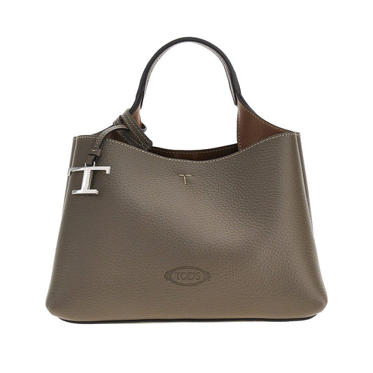 TODS Grained leather micro shopping bag