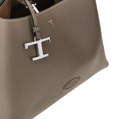 TODS Grained leather micro shopping bag