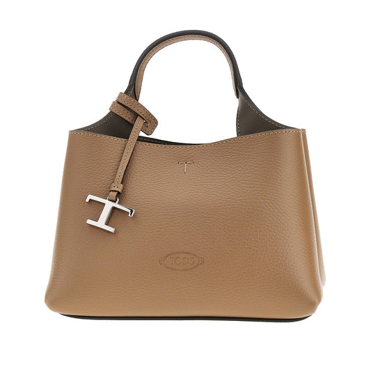 TODS Grained leather micro shopping bag