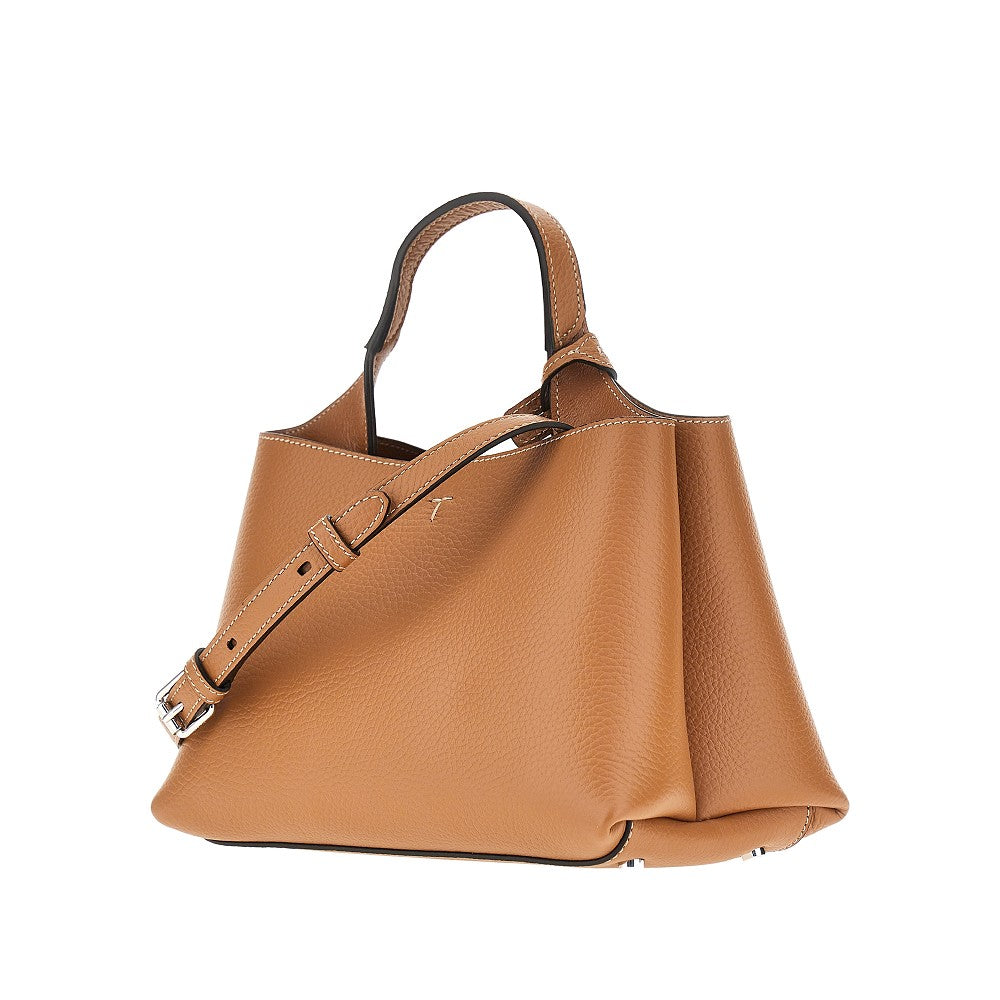 TODS Grained leather micro shopping bag