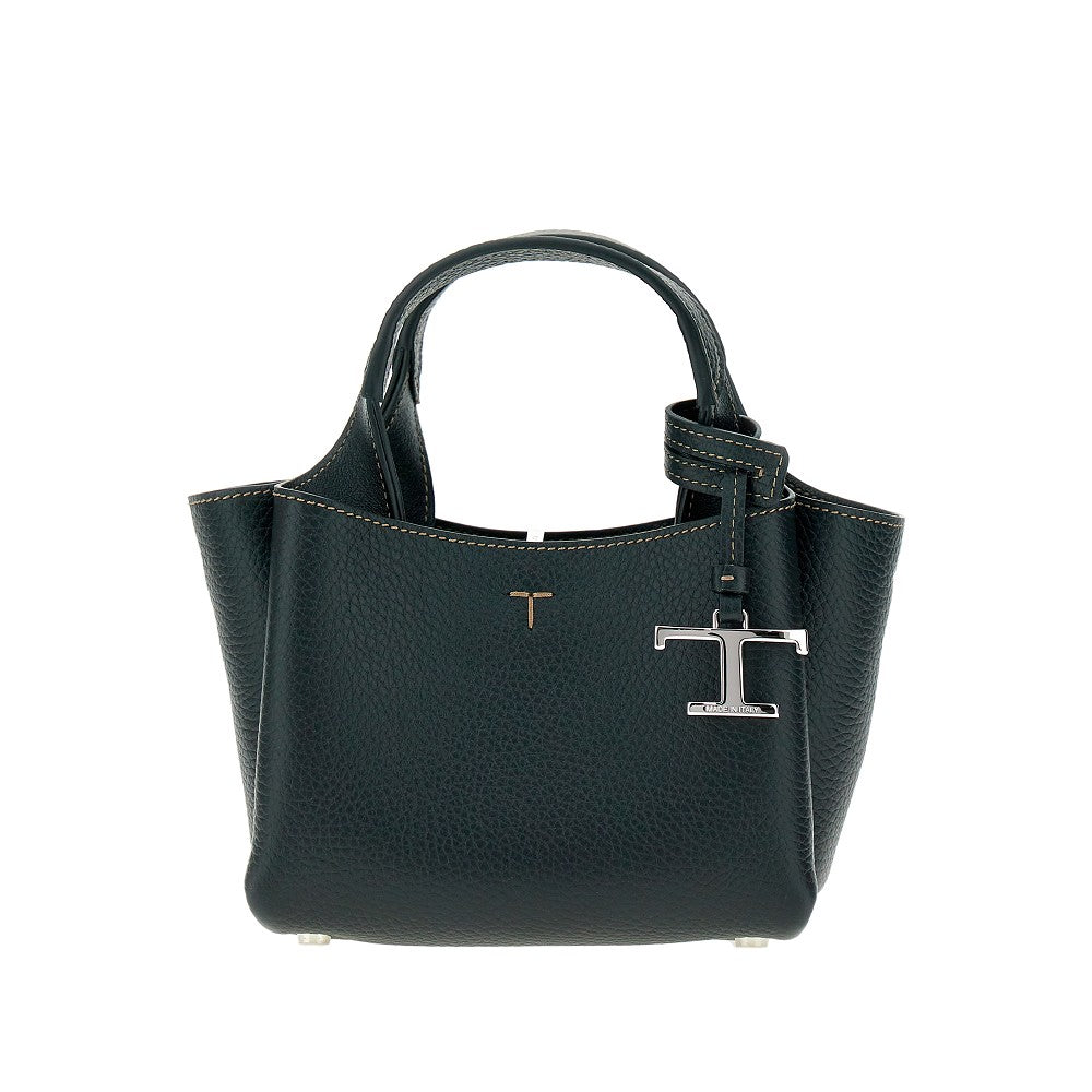 TODS Grained leather mini shopping bag