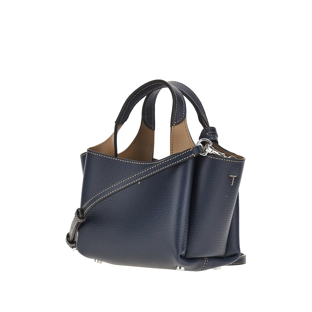 TODS Grained leather mini shopping bag