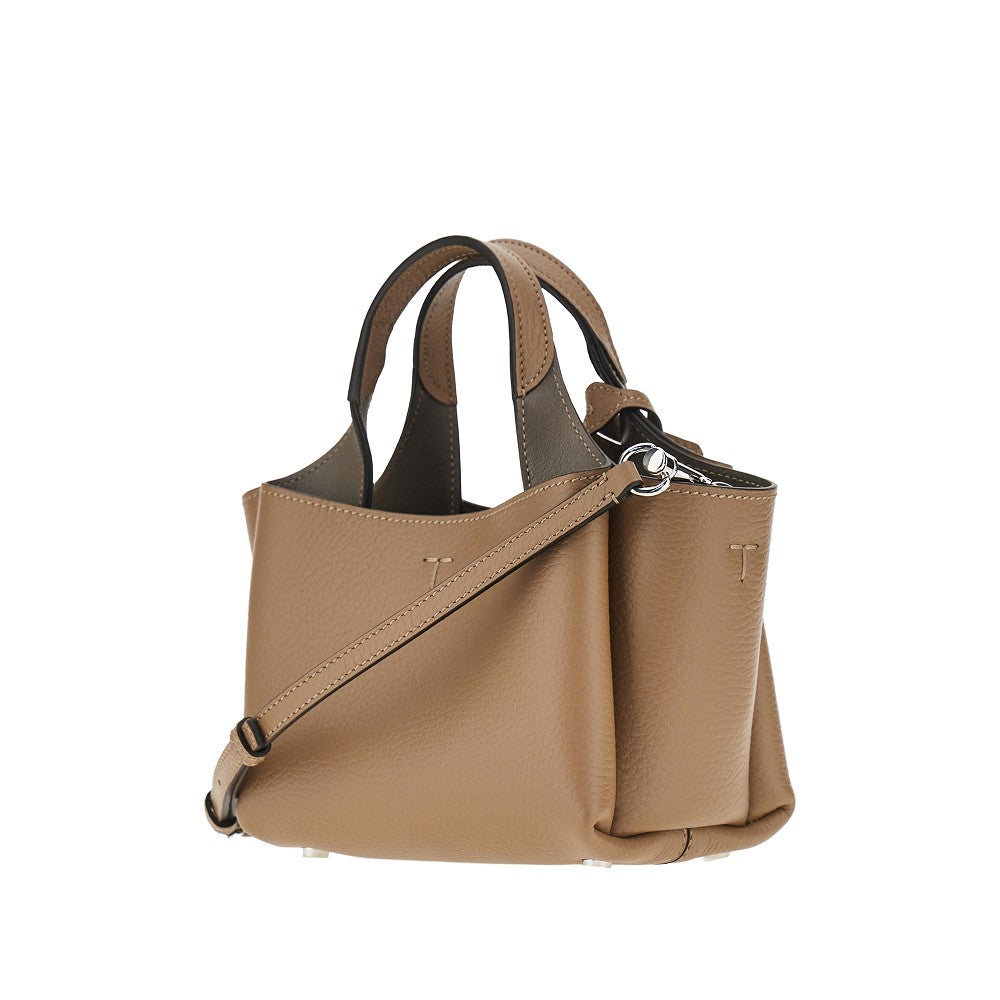TODS Grained leather mini shopping bag