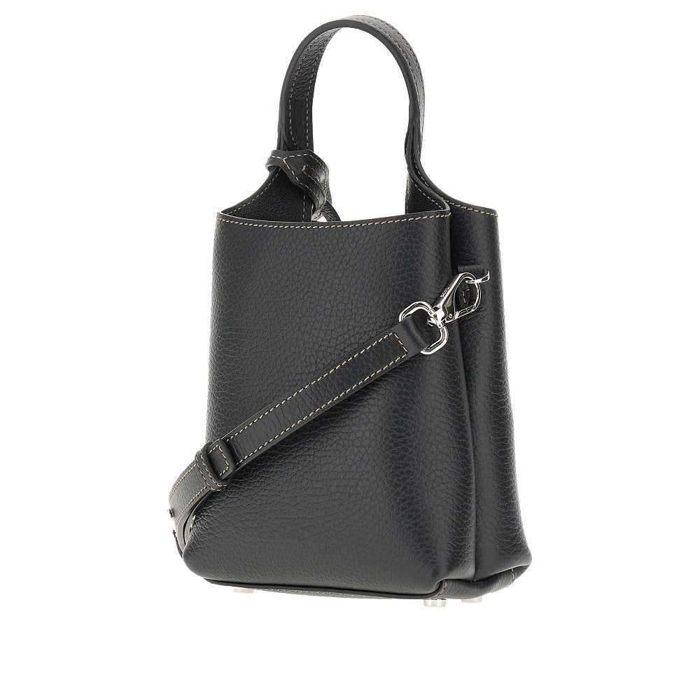 TODS T Timeless charm leather micro bag