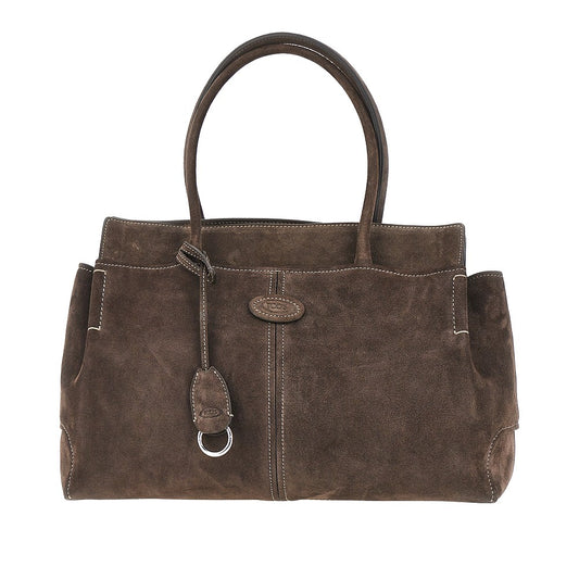 TODS Suede leather medium shopping bag