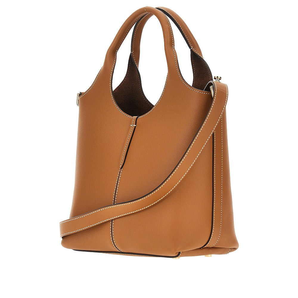 TODS Leather mini Tote shopping bag