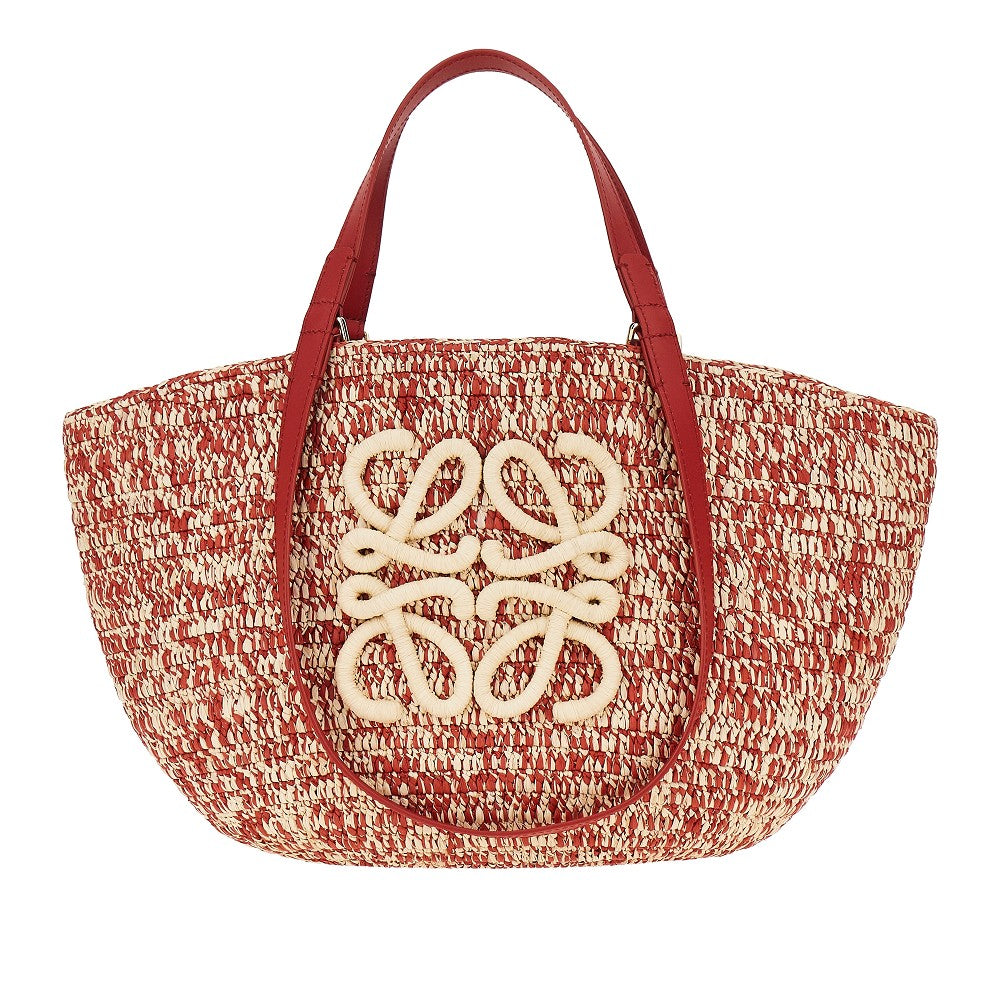 LOEWE Raffia medium 'Eclipse' basket bag