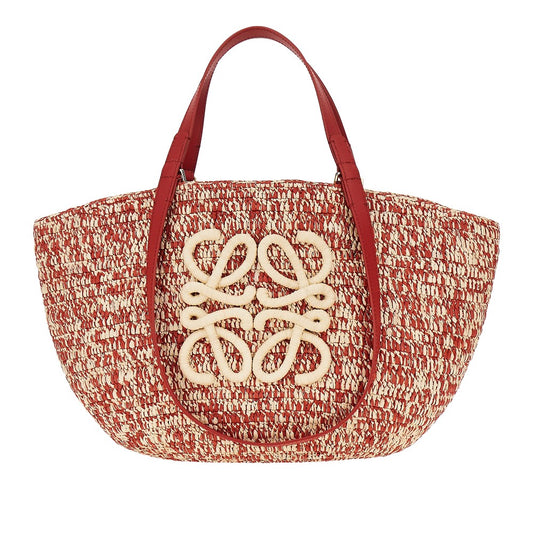 LOEWE Raffia medium 'Eclipse' basket bag