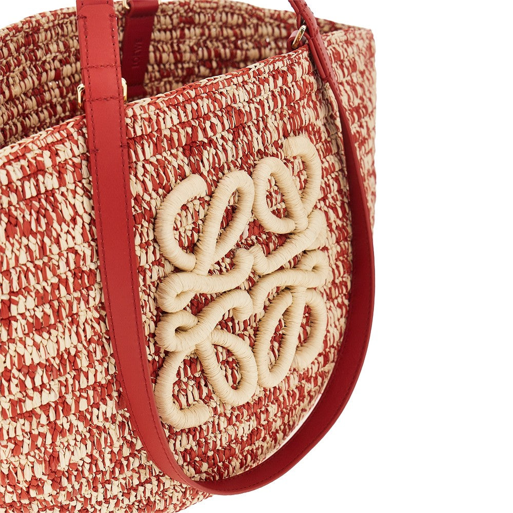 LOEWE Raffia medium 'Eclipse' basket bag