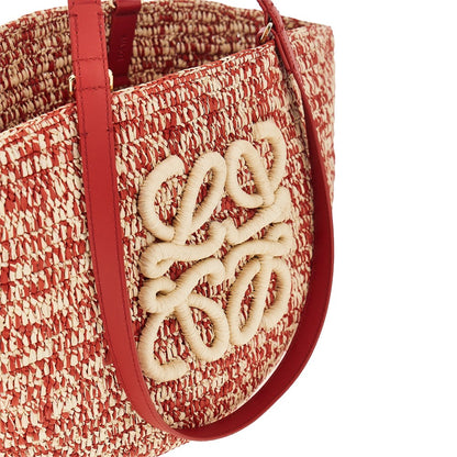 LOEWE Raffia medium 'Eclipse' basket bag