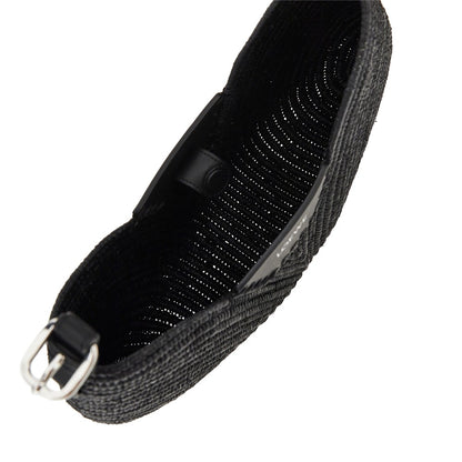 LOEWE Raffia and leather medium 'Swing' bag