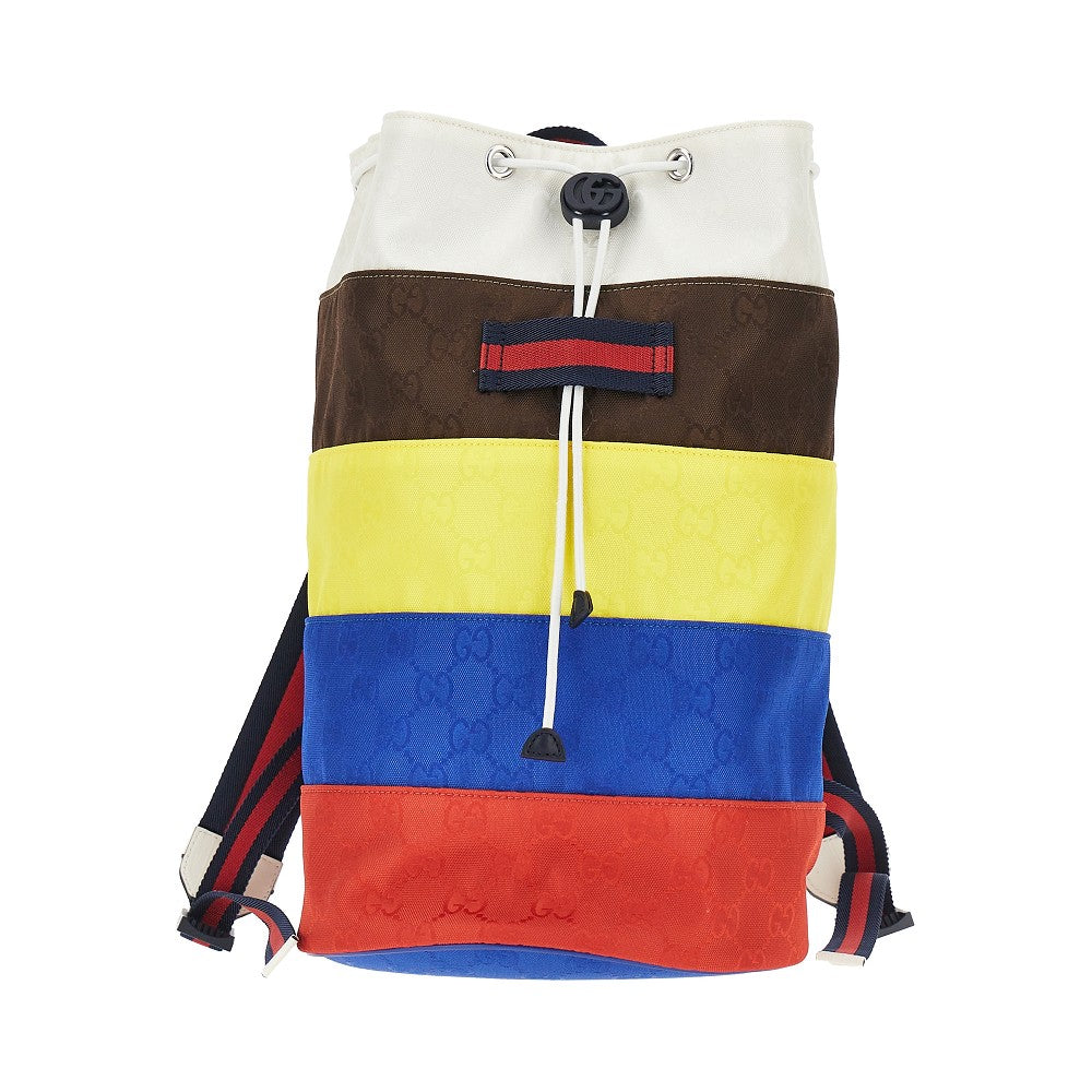 GUCCI Multicoloured GG nylon backpack