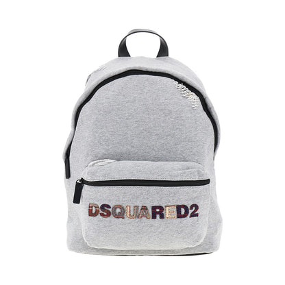 DSQUARED2 Distressed jersey backpack