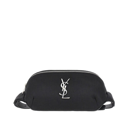 SAINT LAURENT Cassandre' canvas belt bag