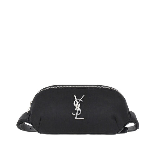 SAINT LAURENT Cassandre' canvas belt bag