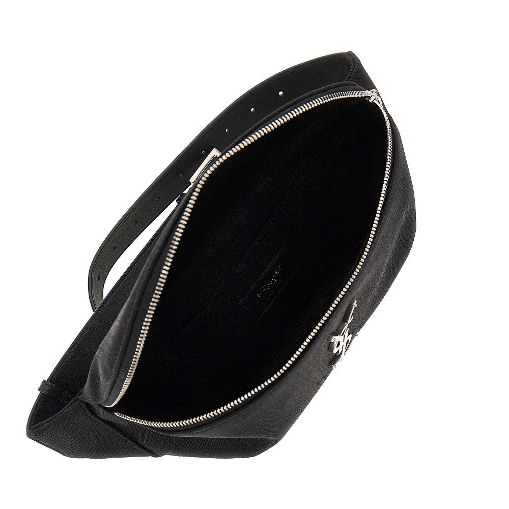 SAINT LAURENT Cassandre' canvas belt bag