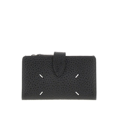 MAISON MARGIELA Grain leather bi-fold cardholder