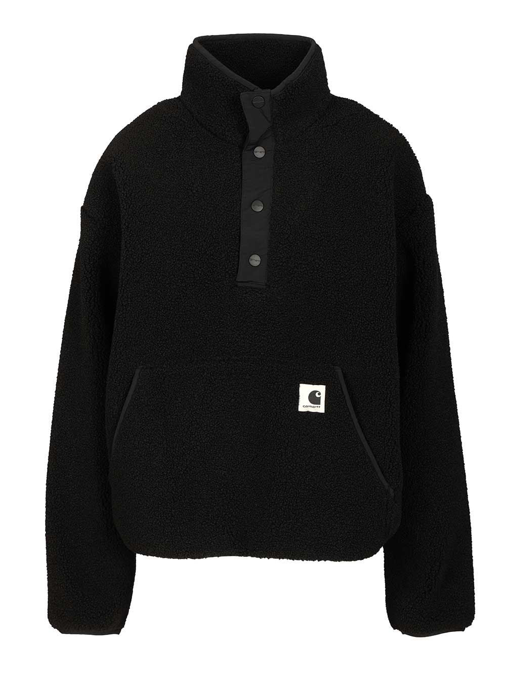 Carhartt Wip "Women's Elliot" Fleece Sweatshirt - Black