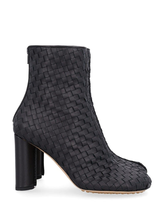Bottega Veneta "Cherry" Ankle Boots - Black