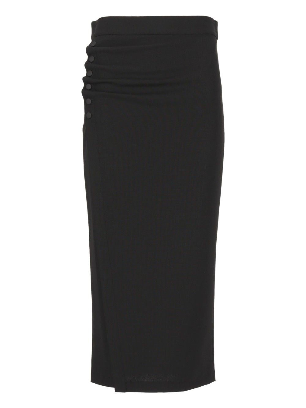 Emporio Armani Midi Skirt - Black