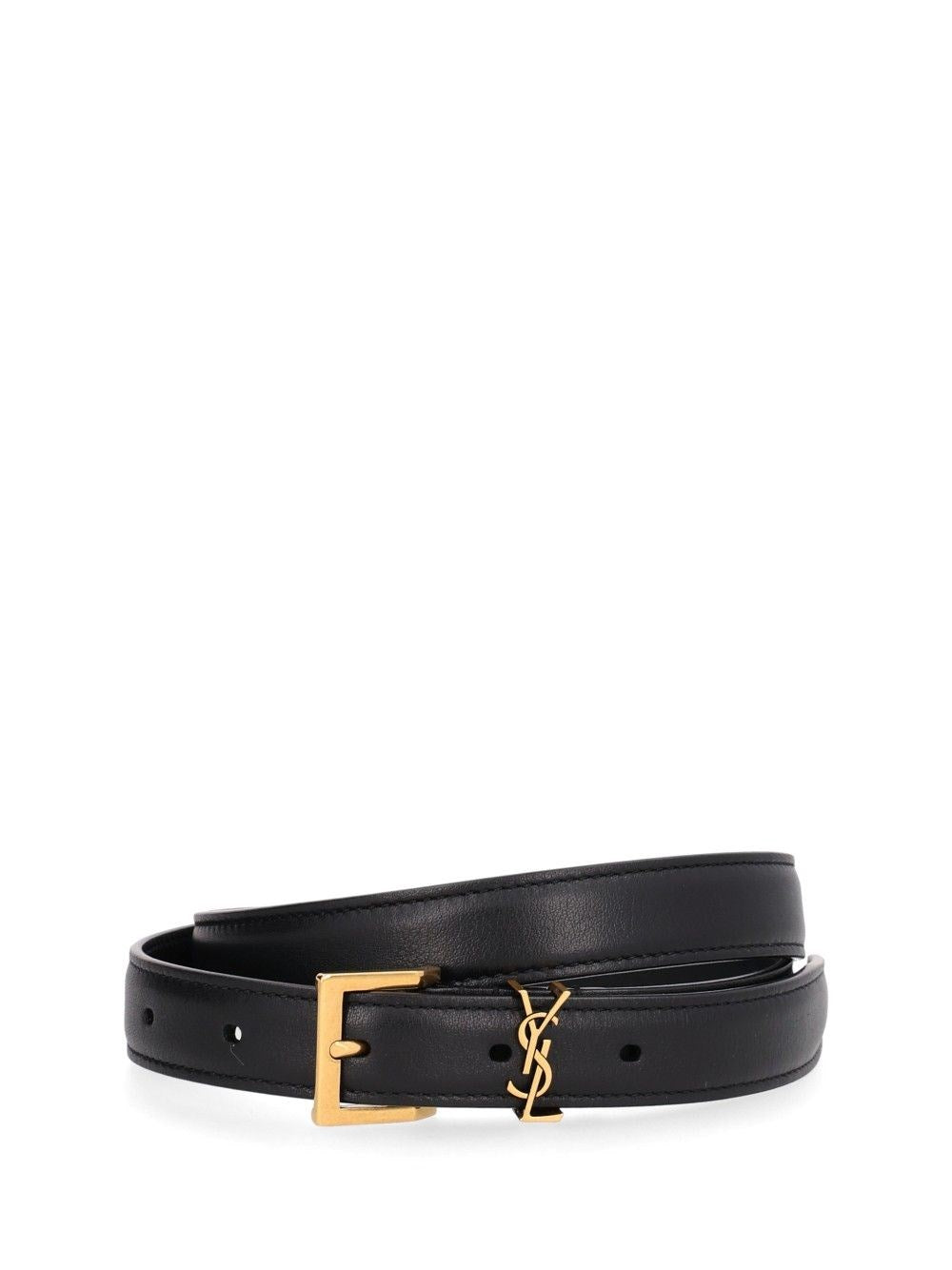 Saint Laurent Belt With Buckle - Black