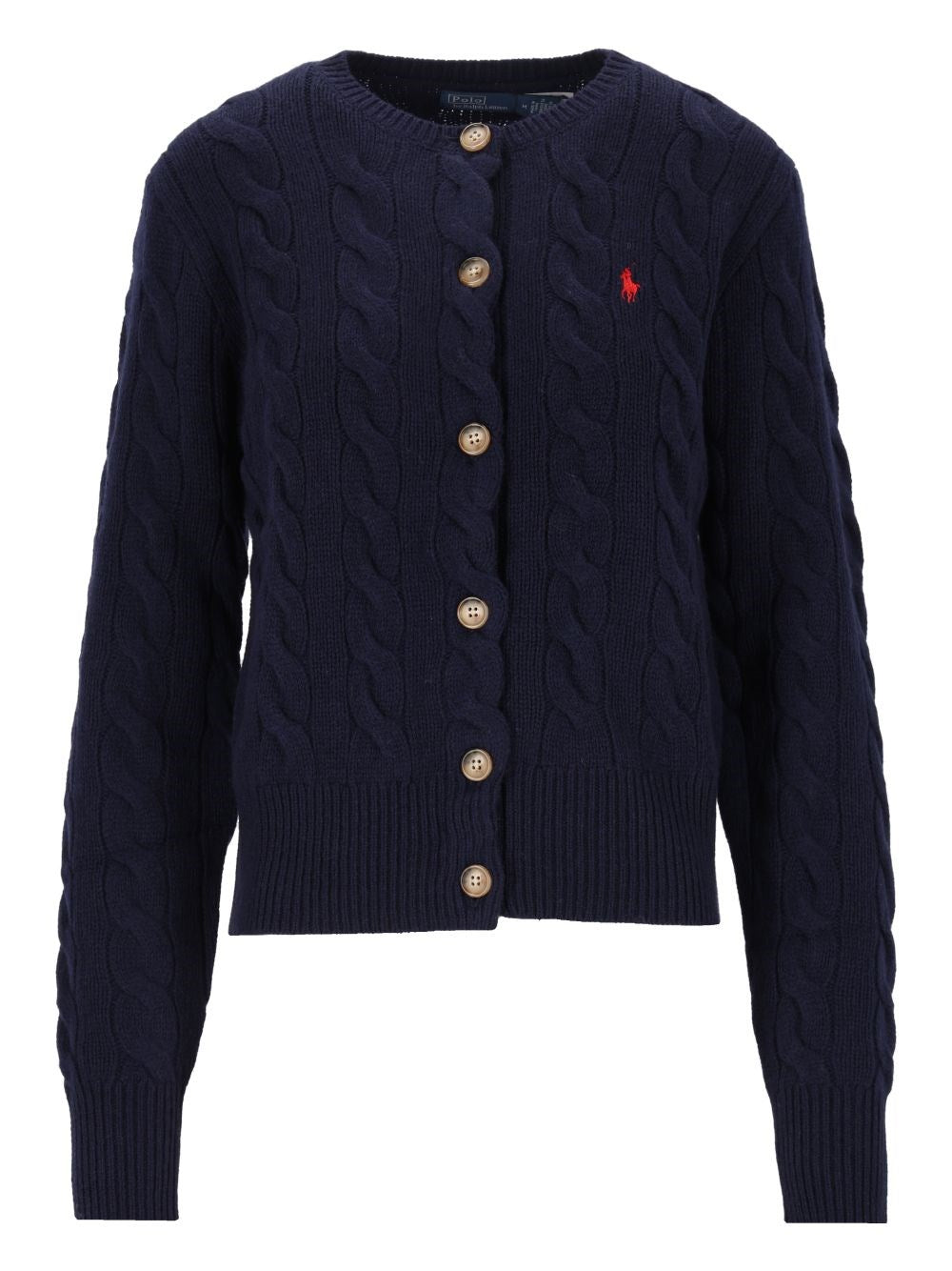 Polo Ralph Lauren Cable-Knit Wool And Cashmere Cardigan - Blue