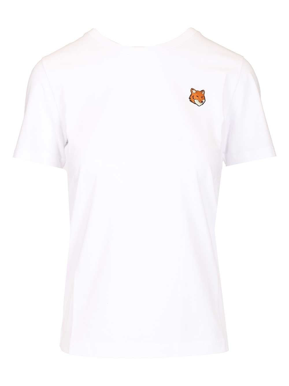 Maison Kitsuné Round Neck T-Shirt - White