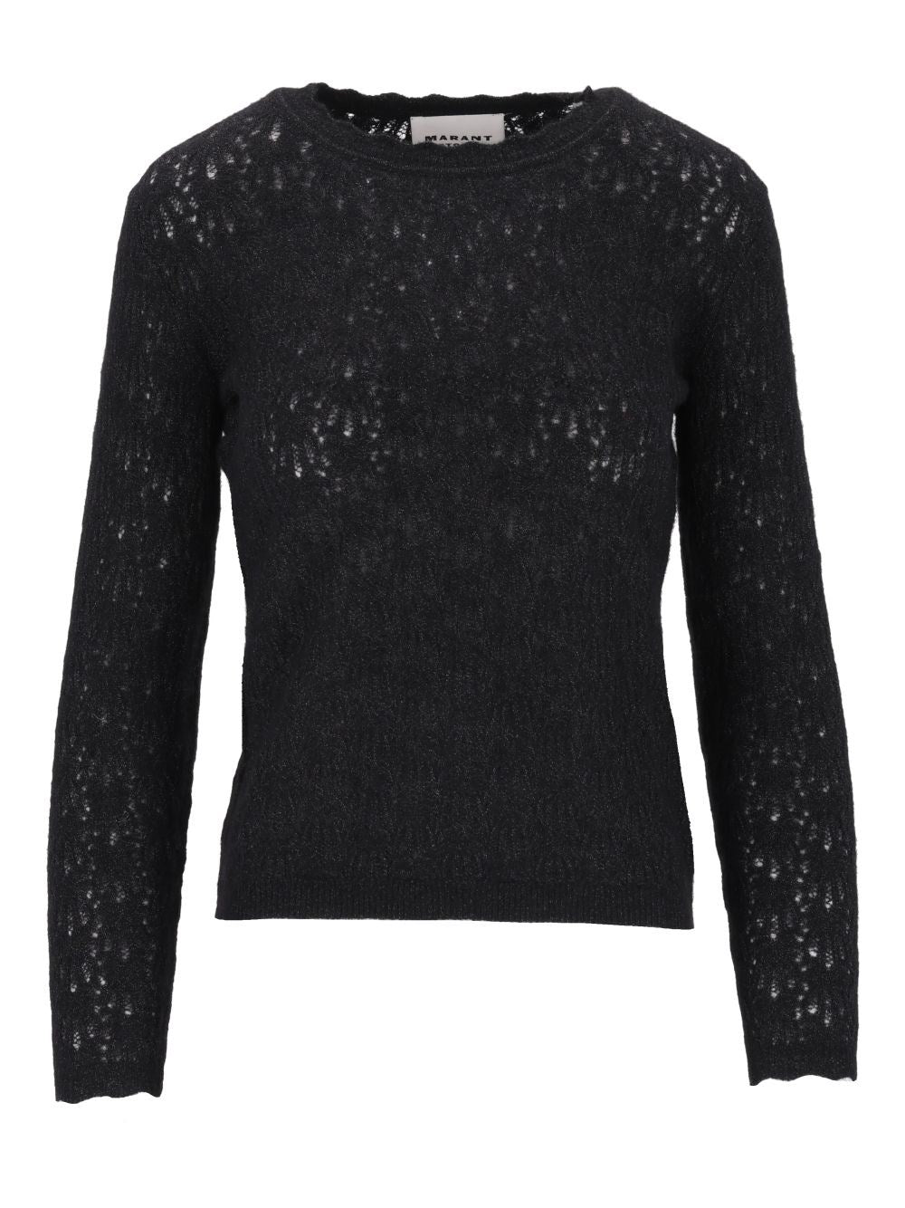 Marant Etoile "Obeline-Gb" Crew Neck Sweater - Black