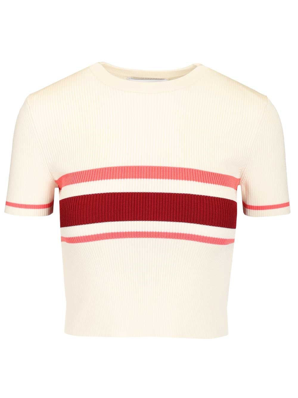 Self-Portrait Knit Top - White