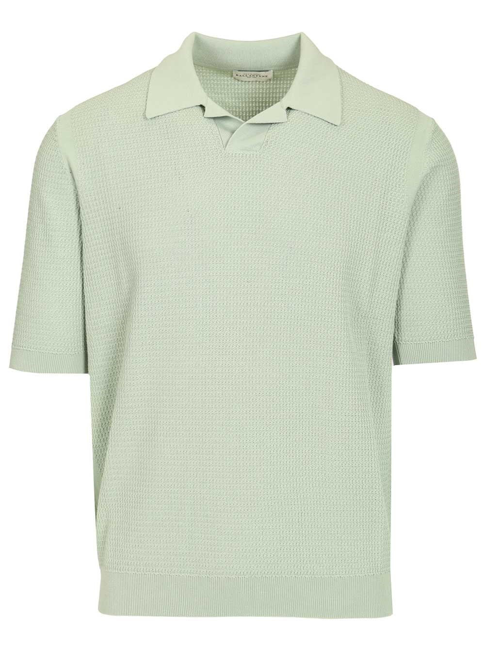 Ballantyne Polo Waffle - Green