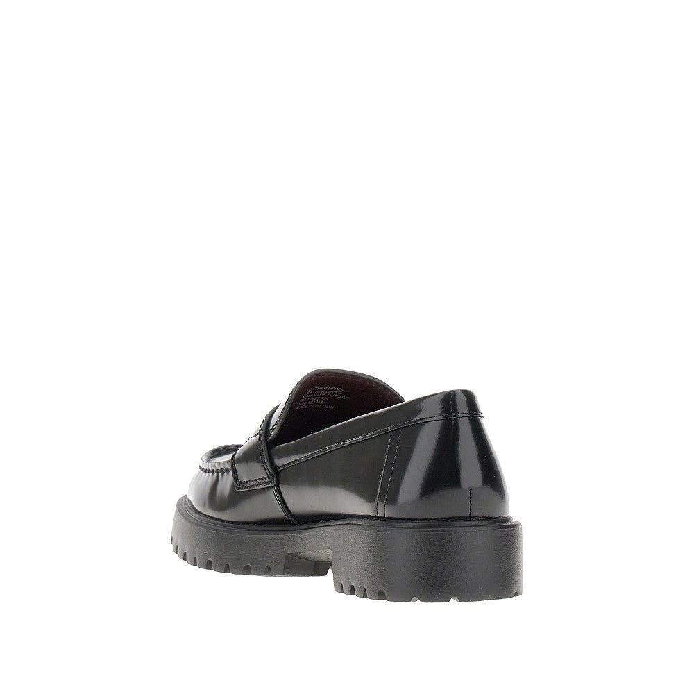 TORY BURCH Leather loafers with lug sole