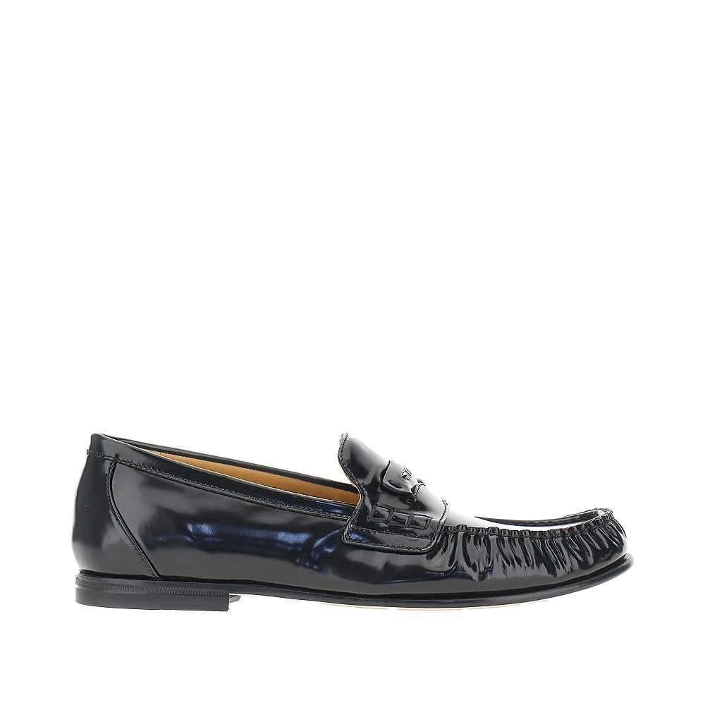 FENDI Fendi Scrunch' leather loafers