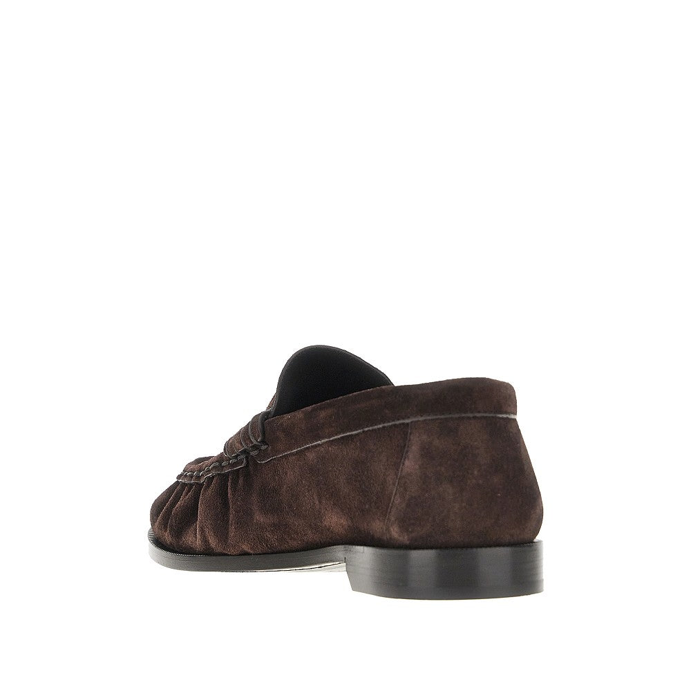 Saint Laurent 'Le Loafer' suede leather loafers
