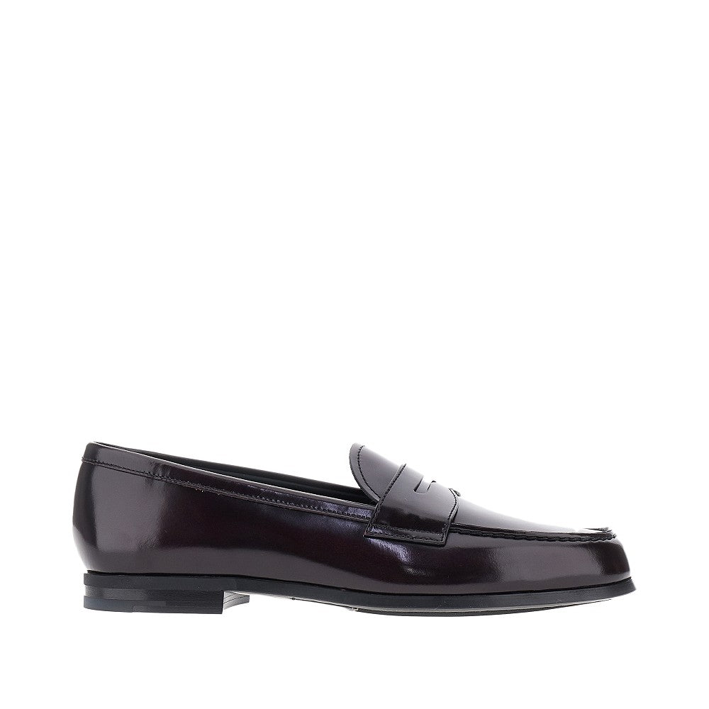 Church's 'Natalie' fumé polished leather loafers