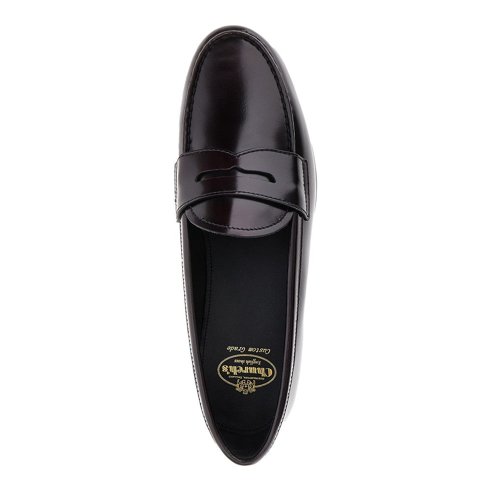 Church's 'Natalie' fumé polished leather loafers