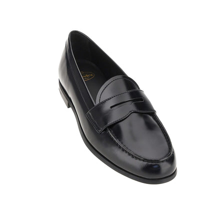 Church's 'Natalie' fumé polished leather loafers
