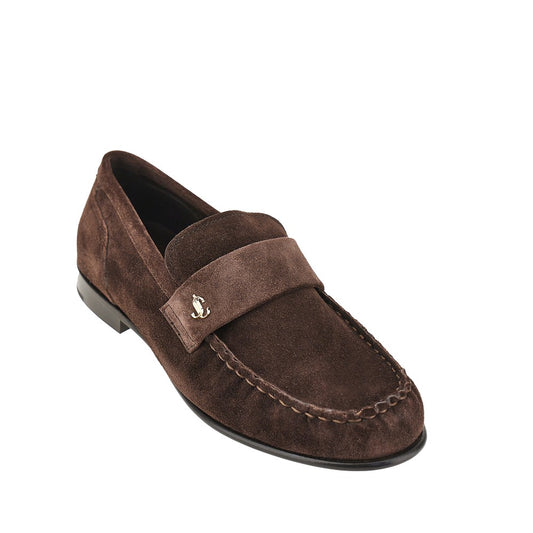 Jimmy Choo 'Ellis' suede leather loafers