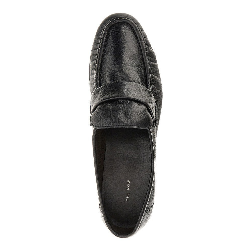 The Row Leather Soft loafers