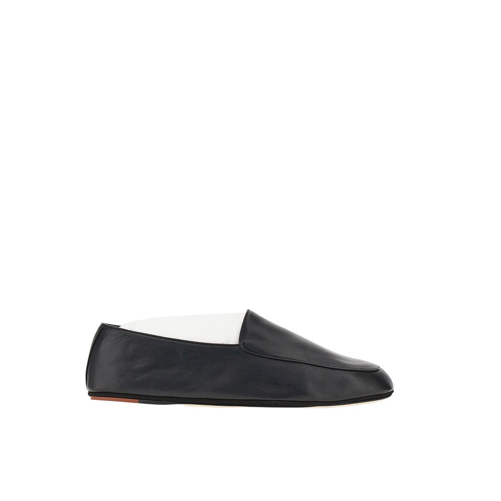 LORO PIANA Anton leather loafers