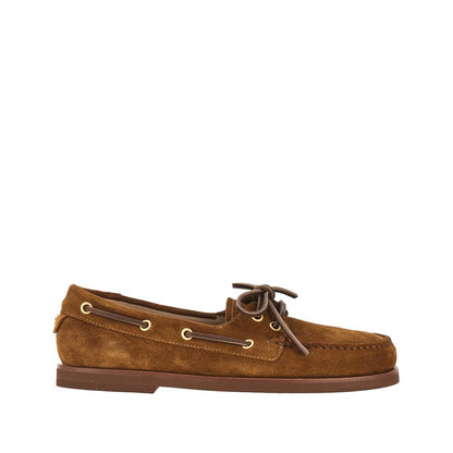 GIANVITO ROSSI Vandée' suede boat shoes