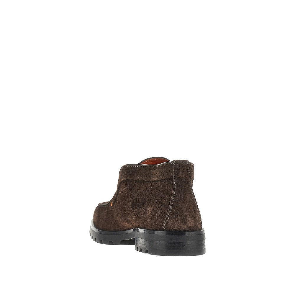Santoni Suede leather desert boots