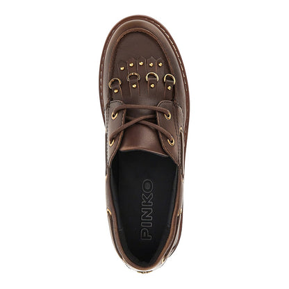 PINKO Margaret' leather boat shoes