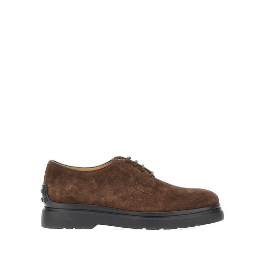 TODS Suede leather laced shoes