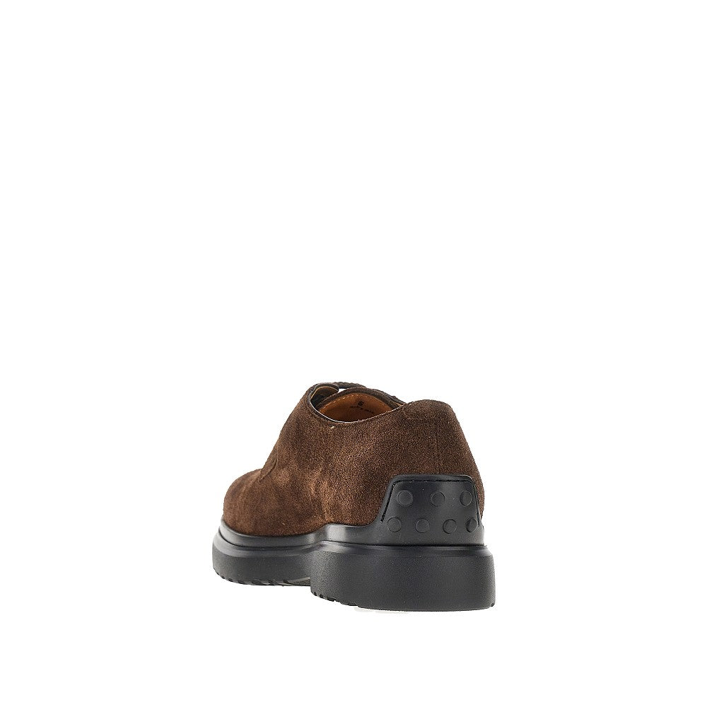 TODS Suede leather laced shoes